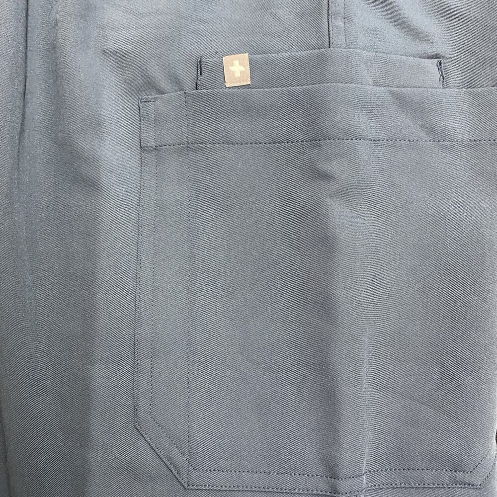 FIGS HW Yola High Waisted Scrub Pants Women’s Small Slate Blue Cargo Po 6659 - Picture 6 of 13
